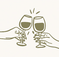 Vin glas